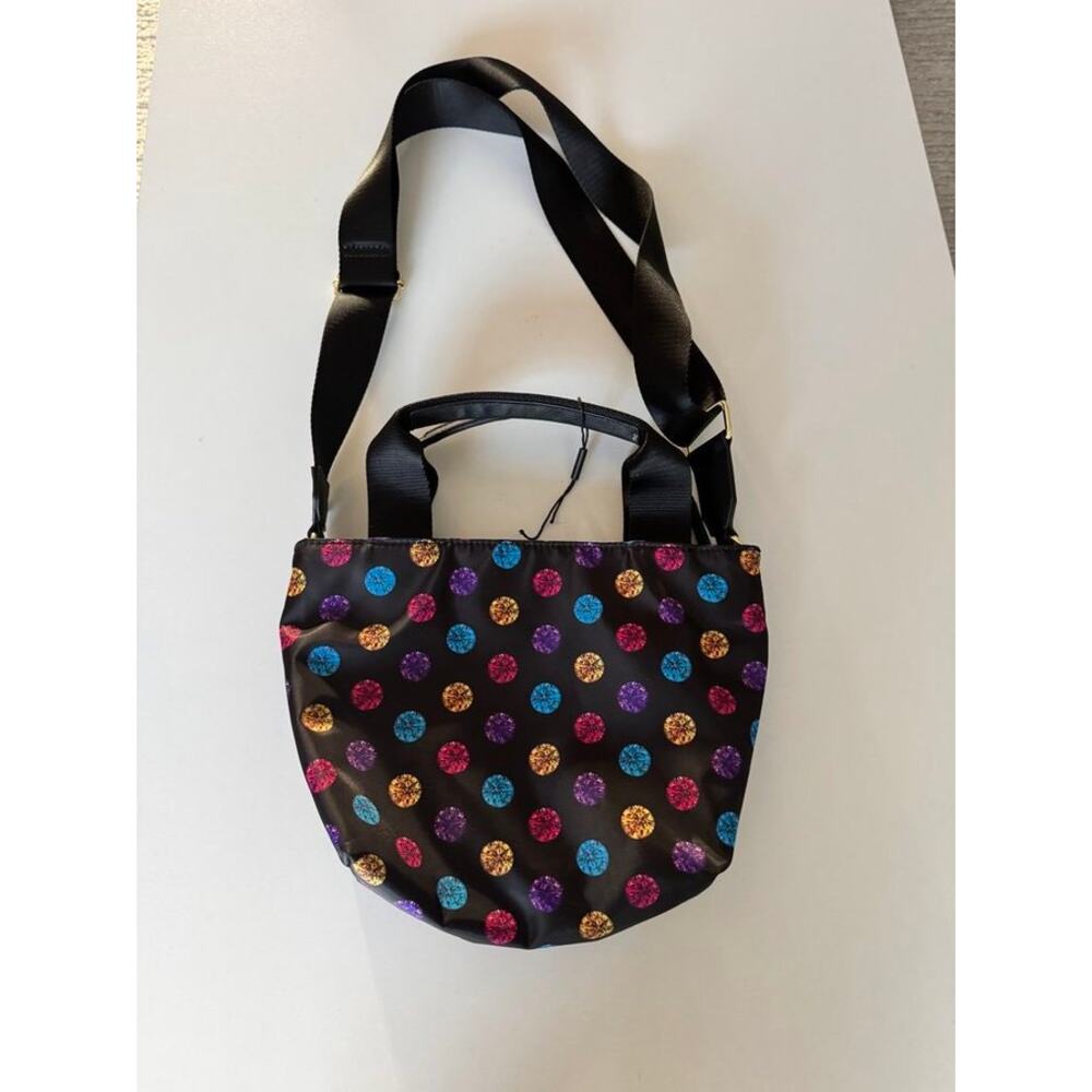 NWOT Karl Lagerfeld Paris Polka Dot Tote Crossbody Bag Designer Purse - Picture 10 of 12